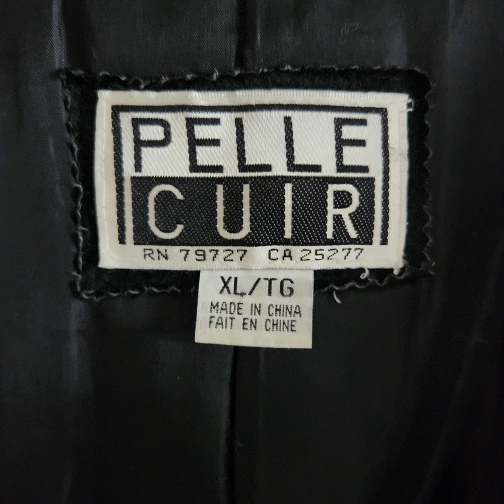 Pelle Cuir men's XL Winter Suade & Leather Jacket